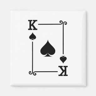 Aimant Correspondance King Spades Convient Jouer Cartes M