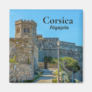 Aimant Corsica Algajola Château France Souvenir