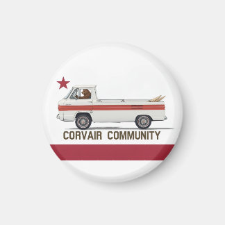 Aimant Corvair Community California Rampy Flag