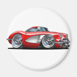 Aimant Corvette rouge