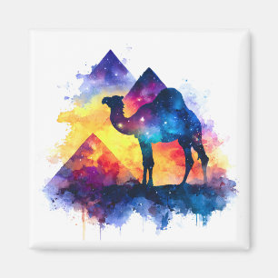 Aimant Cosmic Starry Nuit Camel égyptien Paysage