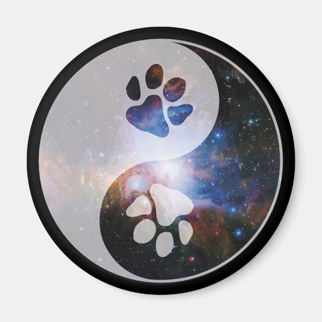 Aimant Cosmic Yin Yang Paw (Devant)