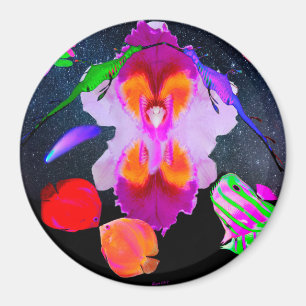 Aimant Cosmos romantiques par Power Flower