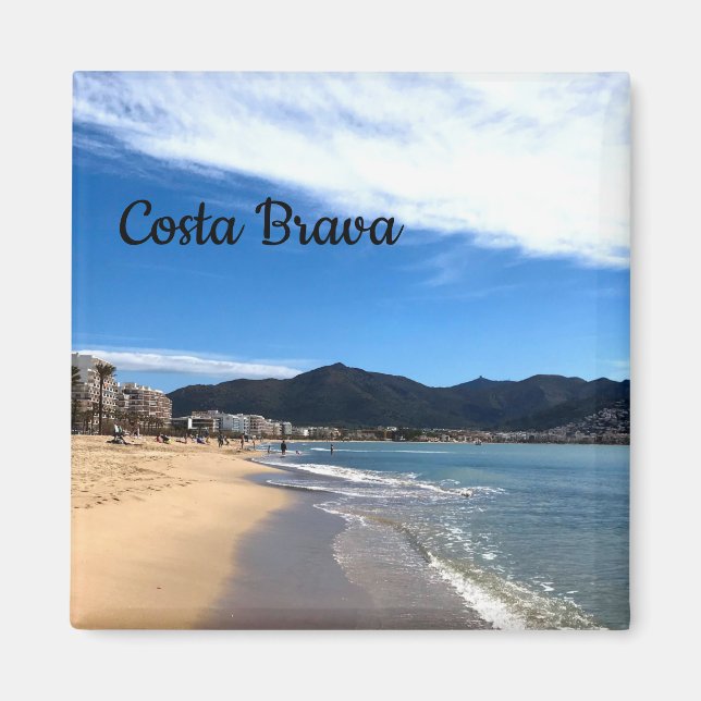 Aimant Costa Brava, Espagne - Beach Photographie (Devant)