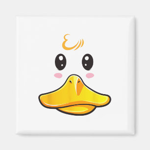 Aimant Costume de canard en caoutchouc mou Ducky Visage H