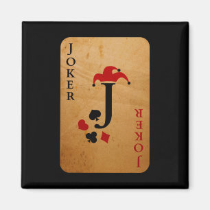 Aimant Costume de carte Joker Halloween Deck de cartes