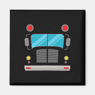 Aimant Costume De Conducteur De Bus Scolaire Halloween Ad