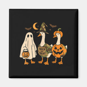 Aimant Costume de Halloween Funny Duck Duck Boo Canard