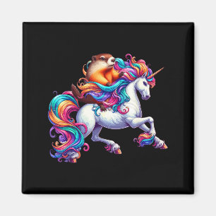 Aimant Costume de marmotte chevauchant une licorne pour f