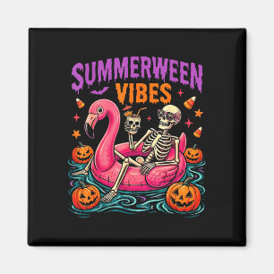 Aimant Costume de squelette Halloween d'été effrayant