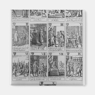 Aimant Costume des coeurs illustrant 'le Plot papal