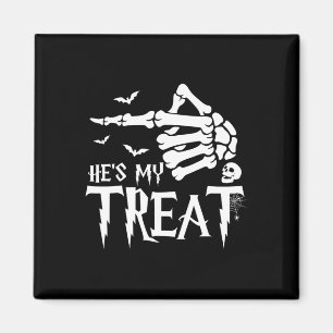 Aimant Costume d'Halloween amusant Couple Skeleton Corres