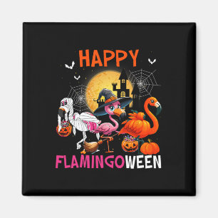 Aimant Costume Flamant rose rose d'Halloween Squelette so