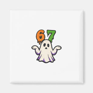 Aimant Costume Halloween Scp 67 Fantôme Mignon Mème Six S