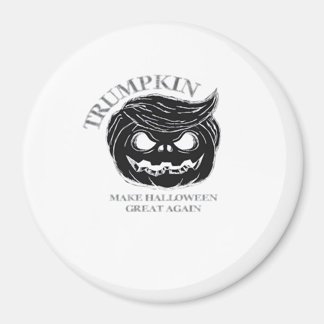 Aimant Costume Halloween Trumpkin drôle & mignon Hallowee (Devant)