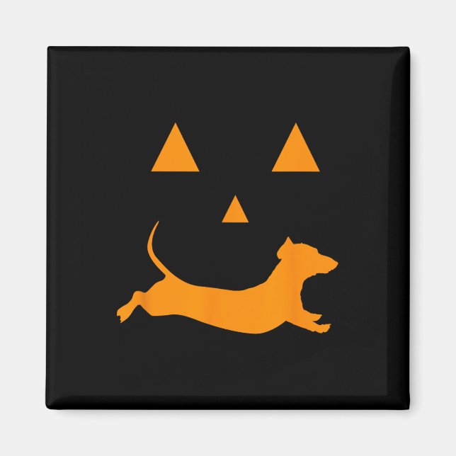 Aimant Costume Jack-o-lanterne du Citrouille d'Halloween  (Devant)