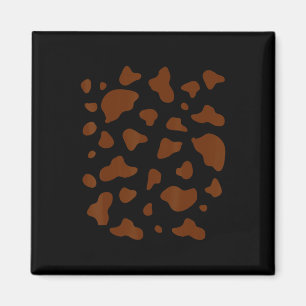 Aimant Costume Motif Poster de animal Brown Et Blanc H