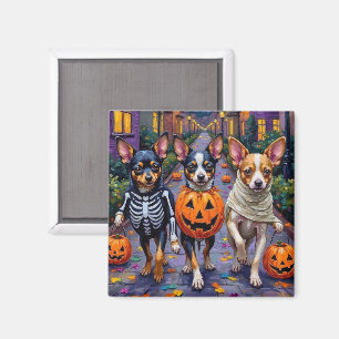 Aimant Costumes d'Halloween pour Papillons en vadrouille