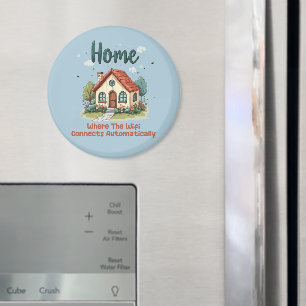 Aimant Cosy Cottagecore Home Whimsical House Art