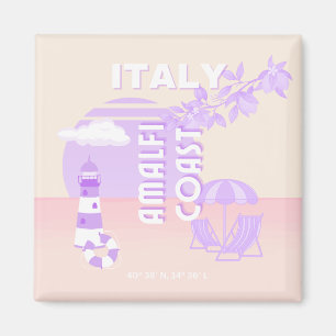 Aimant Côte d'Amalfi, Art du voyage, Voyage à Preppy, Pas