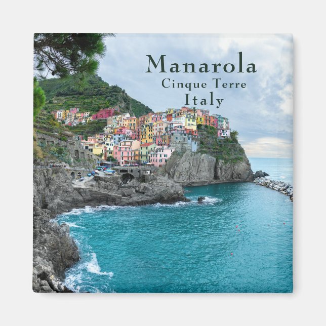 Aimant Côte de mer Cinque Terre Manarola Riomaggiore Ital (Devant)
