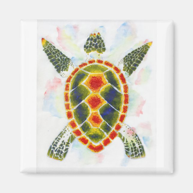 Aimant Côte du Golfe - Tortue (Devant)