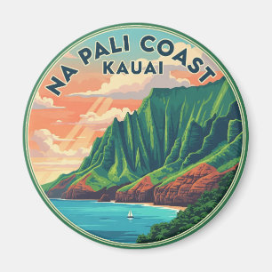 Aimant Côte Nā Pali Kauai Hawaii Voyage