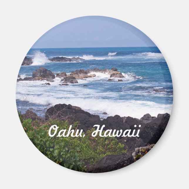 Aimant Côte Nord sur l'île d'Oahu à Hawaii (Devant)