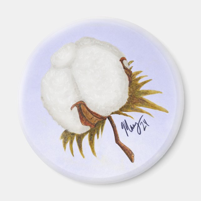 Aimant coton boll 1 (Devant)