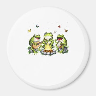 Aimant Cottagecore Aesthetic Frogs Camping Forest Goblinc