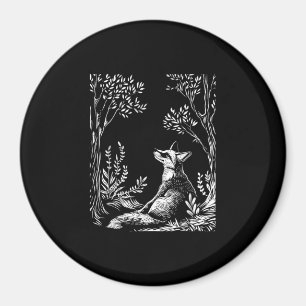 Aimant Cottagecore Forestcore Goblincore Forêt Boisée