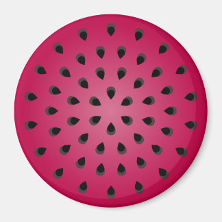 Aimant Couche de pastèque rouge aux graines