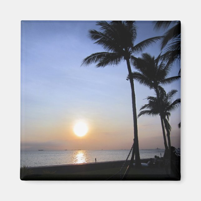 Aimant coucher de soleil (Devant)