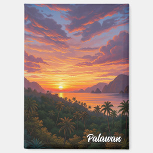 Aimant Coucher de soleil à Palawan Philippines Voyage