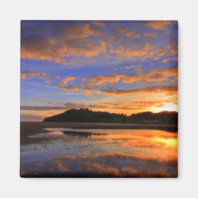Aimant Coucher de soleil de Llanstephan (Devant)