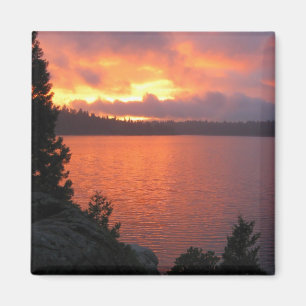 Aimant Coucher de soleil du réservoir de glace