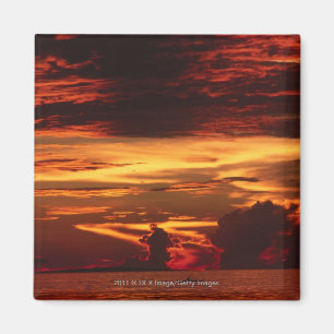 Aimant Coucher de soleil en mer