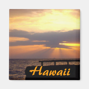 Aimant Coucher de soleil Hawaii Horizon