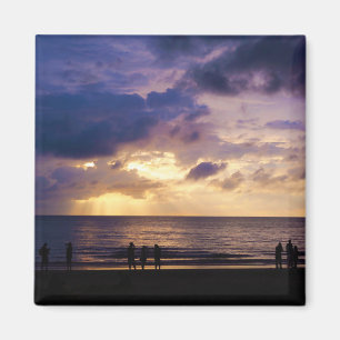 Aimant Coucher de soleil sur la côte de Malaisie