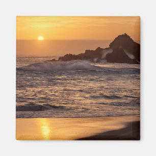 Aimant Coucher De Soleil Sur La Plage De Pfeiffer