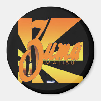 Aimant Coucher de soleil sur la plage de Zuma