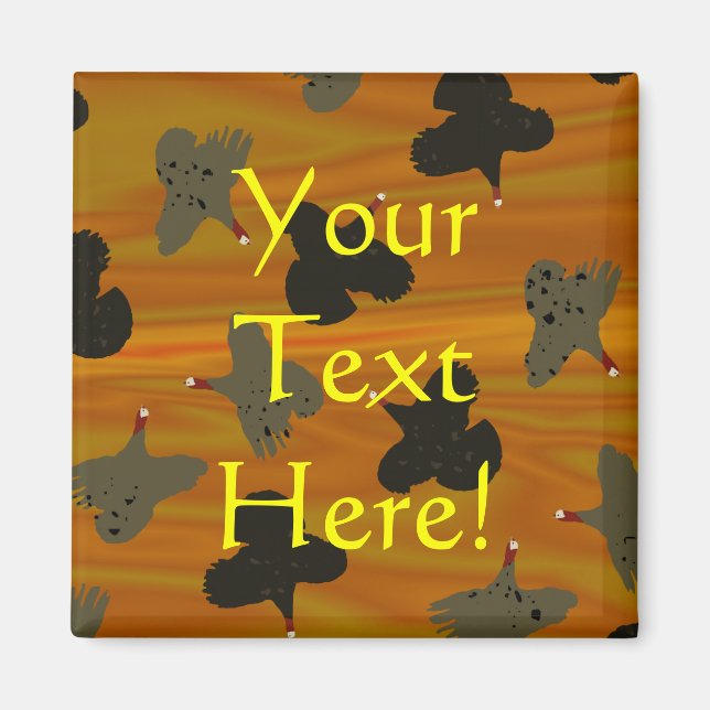 Aimant Coucher de soleil sur la Turquie (Devant)