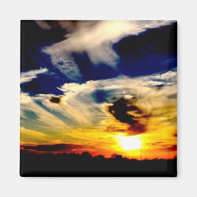 Aimant Coucher du soleil (Devant)