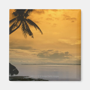 Aimant Coucher du soleil de plage