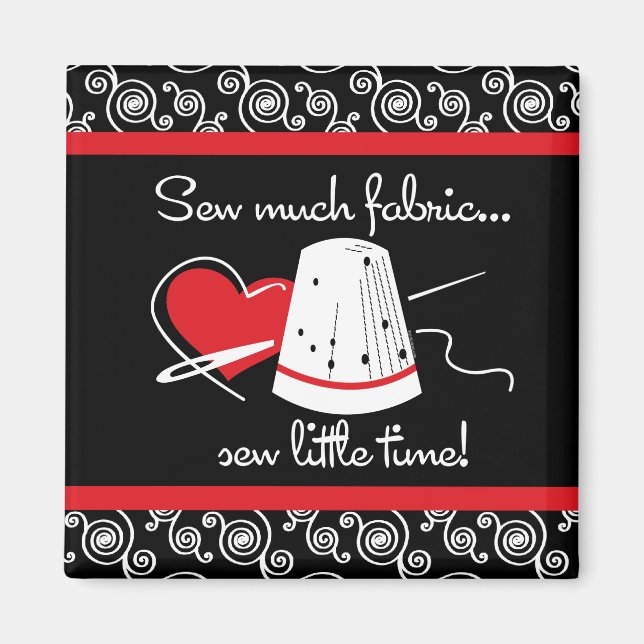 Aimant Coudre Beaucoup De Tissu (Devant)