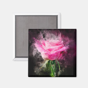 Aimant Couleur de fleur rose - bb