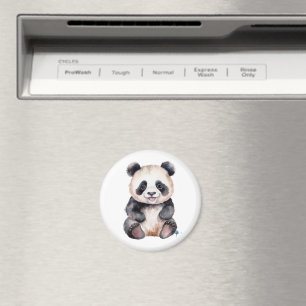 Aimant Couleur d'eau pour bébé panda