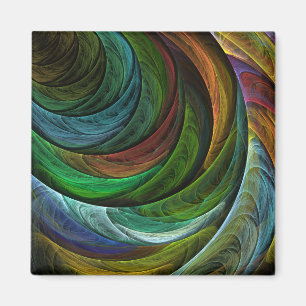 Aimant Couleur Gloire Moderne Art Abstrait Motif Élégant