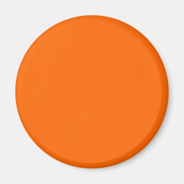 Aimant Couleur solide orange (Devant)