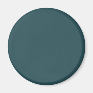 Aimant Couleur solide Turquoise profonde